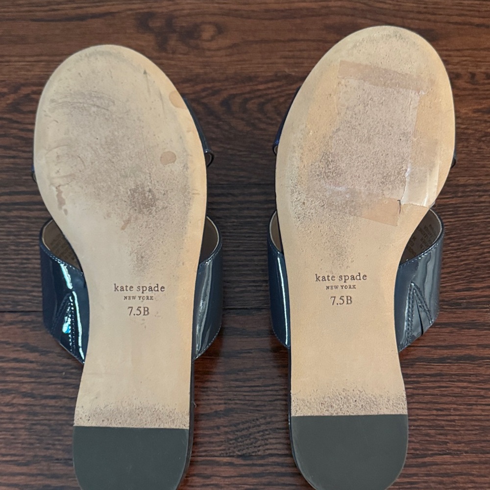 Kate Spade Dark Blue Sandals with Starfish Accent - Picture 2 of 2